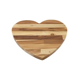 Tabua De Corte Coração Em Madeira - 3