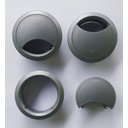 Ver imagem 1 de Kit Oferta 100 Passa Fio Cinza 46mm Pequeno ( Passa Cabo )