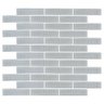 Mosaico de Vidro Touch Glass White 9,5x2 Placa 30x30cm - 1313125001 - 1