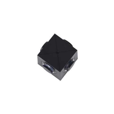 Mini Arandela Flou LED IP65 4W Bivolt 2700k Preto Nordecor Iluminação 55 Lúmens