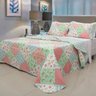 Kit Cobre Leito Colcha Solteiro Ultrasonic Elegance 2 Peças Ksatex - Priscila - 1