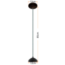 Ver imagem 2 de Pendente Preto para Montagem de Lustres de Globos Boca 10