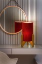 Ver imagem 1 de Abajur Luminária De Mesa Decoração Luxo:Vinho