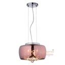 Ver imagem 1 de Lustre Pendente Soho Cobre e Cristal Transparente Legítimo K9 28cm