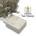 Ver imagem 4 de Pisca Pisca com 100 Leds de 9 Metros com 8 Funções - 127v Branco Frio