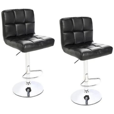 Kit Com 2 Banqueta PU Estofada UT-C8541A - Best