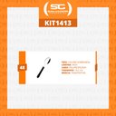 Ver imagem 2 de KIT - 48 Colheres de Sobremesa Leme Com Lâmina em Aço Inox Cabo Preto CSPBAG - Tramontina