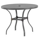 Ver imagem 1 de Mesa com Tampo Ripado de 120 Cm em Alumínio Trama Original
