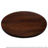 Prato Giratório Centro De Mesa Madeira Castanho 80cm - 2
