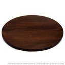 Ver imagem 2 de Prato Giratório Centro De Mesa Madeira Castanho 80cm
