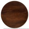 Prato Giratório Centro De Mesa Madeira Castanho 80cm - 1