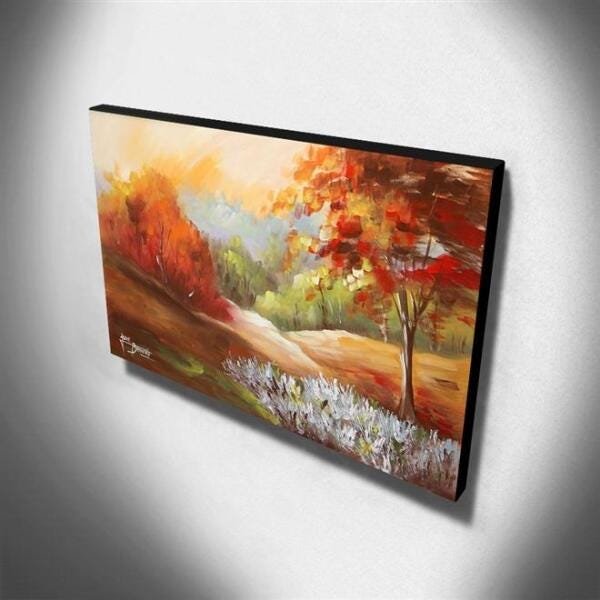 Quadro de Pintura Paisagem 70x120cm-1506 - 3