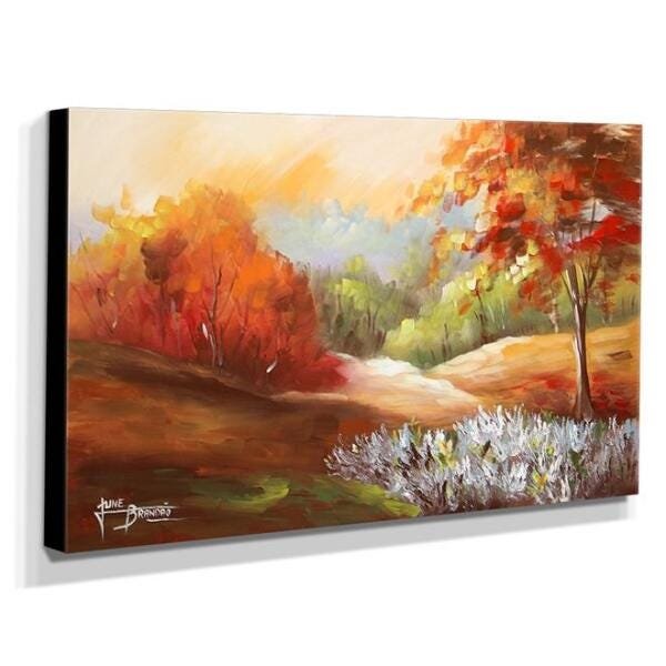 Quadro de Pintura Paisagem 70x120cm-1506 - 2