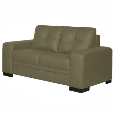 Sofá 2 Lugares 170cm Milano Couro Fendi Gran Belo