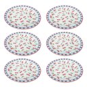 Ver imagem 1 de Prato de Sobremesa de Cerâmica Donna Jardim de Cerejas 18cm 6 Unidades - Biona 149874