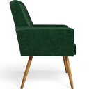 Ver imagem 7 de Kit 02 Poltronas Decorativa Para Sala De Estar Maria W01 Pés Palito Facto Verde Musgo - Lyam Decor