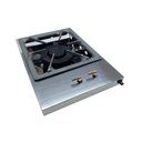 Ver imagem 2 de Bifeteira À Gás Estilo Cooktop Queimador Duplo