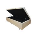 Ver imagem 1 de Cama Box Baú Solteirão Blindado Diversas Cores (88x188x42) - Linhão - Turim Palha
