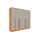 Ver imagem 2 de Guarda Roupa 6 Portas 8 Gav Sevilla Tcil Cinamomo/Off