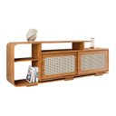 Ver imagem 3 de Rack para TV até 75 Polegadas 180cm 2 Portas Santorini