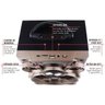 Caixa de Som xtrad Portátil Amplificada Mp3 Fm SD USB Bluetooth 15Wrms Dourado - 4