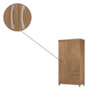Ver imagem 5 de Guarda Roupa Solteiro Lótus 4 Portas 2 Gavetas Amendola Tana Decor Demobile