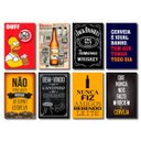 Ver imagem 1 de Kit Placas Decorativas Top Bebidas Mdf - 8 Placas