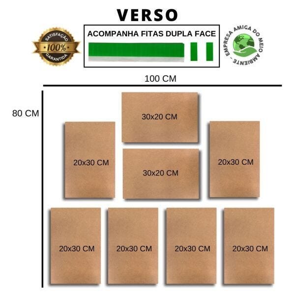 Kit Placas Decorativas Top Drinks Manual Churrasco Mdf- 8 Placas - 2