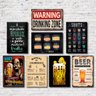 Kit Placas Decorativas Top Drinks Manual Churrasco Mdf- 8 Placas - 3