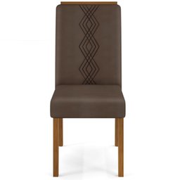 Conj Sala Jantar 170x90 Kiyas Freijo Off White Veludo Moca DJ Moveis - 12