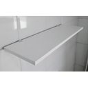 Ver imagem 1 de Suporte em Mdf e Alumínio para Prateleira de até 30cm de Largura