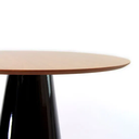 Ver imagem 2 de Mesa de Jantar Cone 110 cm Tampo Freijó Personal Decor Mesa de Jantar Cone Laminada Redonda