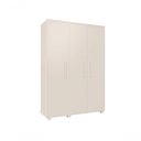 Ver imagem 1 de Guarda Roupa Belize 3 Portas 1 Gaveta Branco Camas Fênix Cor:branco