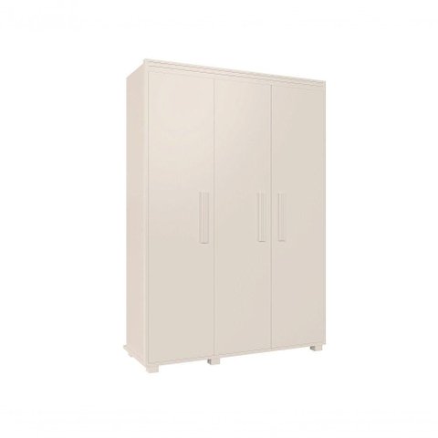 Guarda Roupa Belize 3 Portas 1 Gaveta Branco Camas Fênix Cor:branco