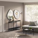 Ver imagem 2 de Aparador Decorativo Industrial Para Sala de Estar Jantar Sintético Nord L05 Preto - Lyam Decor