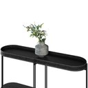 Ver imagem 6 de Aparador Decorativo Industrial Para Sala de Estar Jantar Sintético Nord L05 Preto - Lyam Decor
