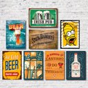 Ver imagem 3 de Kit Placas Decorativas Cervejas e Frases Mdf - 8 Placas