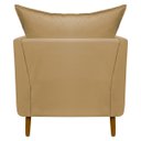 Ver imagem 6 de Kit 2 Poltronas Decorativa para Sala Recepção Escritório Consultório Reforçada Eliza Tecido Suede