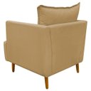 Ver imagem 5 de Kit 2 Poltronas Decorativa para Sala Recepção Escritório Consultório Reforçada Eliza Tecido Suede