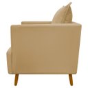 Ver imagem 4 de Kit 2 Poltronas Decorativa para Sala Recepção Escritório Consultório Reforçada Eliza Tecido Suede