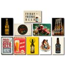 Ver imagem 1 de Kit Placas Decorativas Cervejas Bar Boteco Mdf - 10 Placas