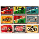 Ver imagem 1 de Kit Placas Decorativas Cozinha Mdf - 9 Placas