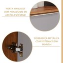 Ver imagem 7 de Cozinha Modulada 9 Peças 1 Cristaleira 2 Balcões 4 Armários Aéreo 1 Torre Celeste Cinamomo/Platina