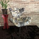 Ver imagem 3 de Poltrona Decorativa Elegance Retrô Cars Bege