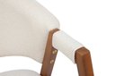 Ver imagem 6 de Cadeira de Jantar Estofada Elysia Conforto Anatômico Madeira Maciça:linho Off White