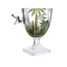 Suqueira Dispenser Para Bebida de Cristal Com Pé e Tampa Palm Tree 4 Litros - 2