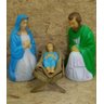 Presépio Natal Iluminado Para Jardim 04 Peças Colorido - 7