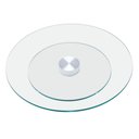 Ver imagem 1 de Prato Giratório de Mesa Vidro/alumínio/vidro - Diametro:80