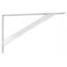Mão Francesa Suporte para Prateleira Pesado 29 X 51cm Com 10un Branco - 1