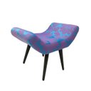 Ver imagem 2 de Puff Decorativo Elegance Azul Frozen com Rosa